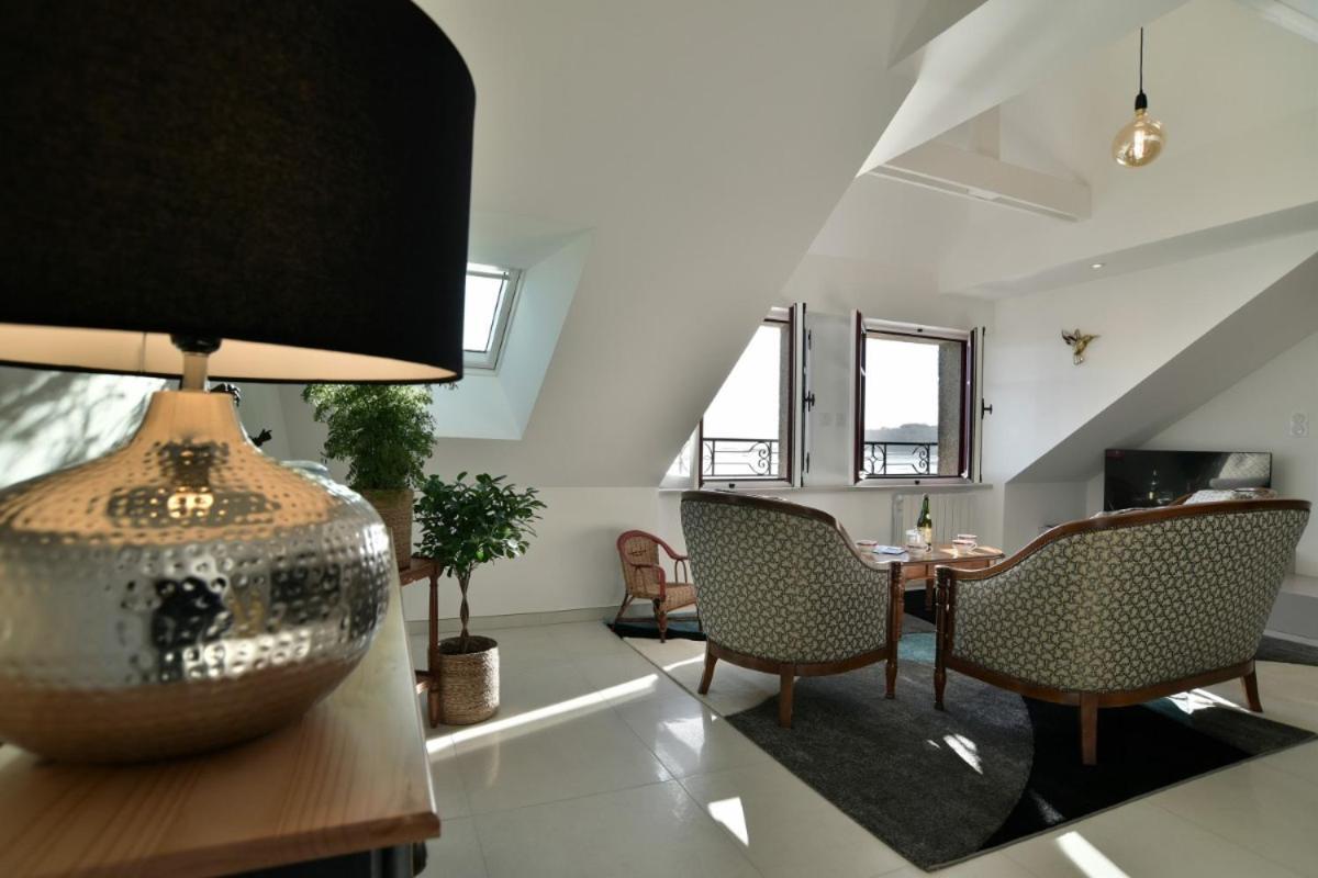 Lostra 2 - Appartement Avec Mezzanine, Front De Mer A Cancale Sur Le Port De La Houle Экстерьер фото
